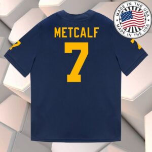 kenny The M Den Shop Merch Michigan Wolverines 7 Tj Metcalf Student Athlete Blue Football Jersey kenny The M Den Shop Merch Michigan Wolverines 7 Tj Metcalf Student Athlete Blue Football Jersey