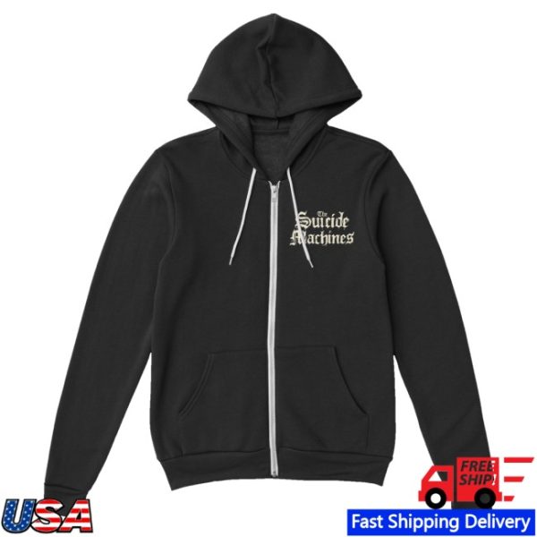 kenny The Suicide Machines Merch Baphomet Zip Up Hoodie1