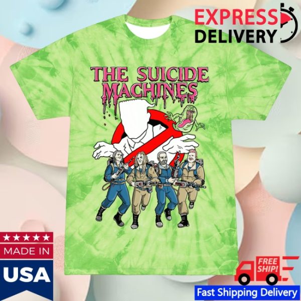 kenny The Suicide Machines Merch Ghostbusters Tie Dye Tee