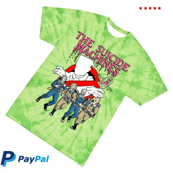 kenny The Suicide Machines Merch Ghostbusters Tie Dye Tee1