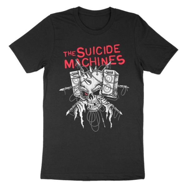 kenny The Suicide Machines Merch Skull Radio Tee