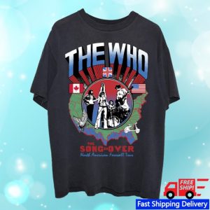 kenny The Who Merch Store The Song Is Over North America Highway Dateback Shirt