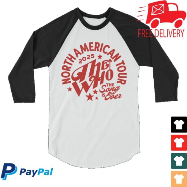 kenny The Who Merch Store The Song Is Over Tour Raglan
