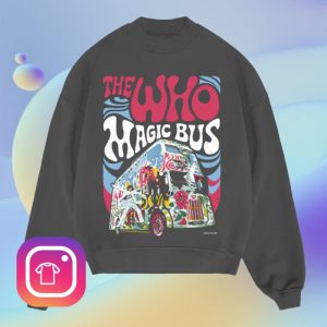 kenny The Who Merch Store The Who Magic Bus Sweatshirt