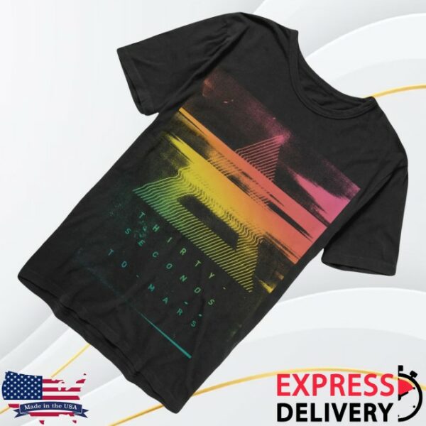 kenny Thirty Seconds To Mars Merch Triad Smear Multicolor Tee1