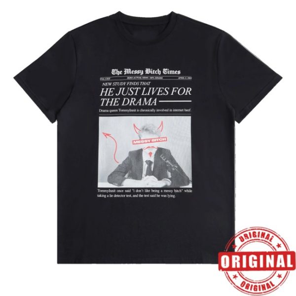 kenny Tommyinnit Merch Store Messy Bitch Times Shirts