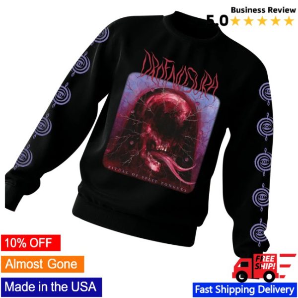 kenny Transcending Obscurity Merch Store Drofnosura Ritual Of Split Tongues Sweat Long Sleeve Shirta