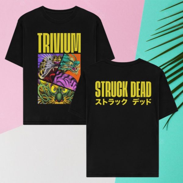 kenny Trivium Store Merch Struck Dead Black Shirt