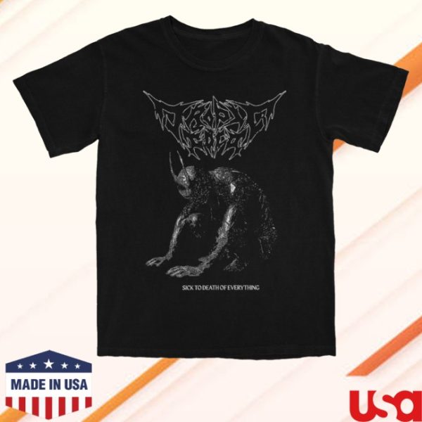 kenny Tropic Gold Merch Store Tropic Gold Sick To Death Of Everything Shirt