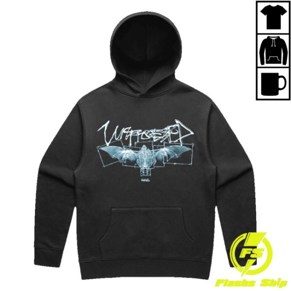 kenny Unprocessed Merch Store Angel Bat Hoodie