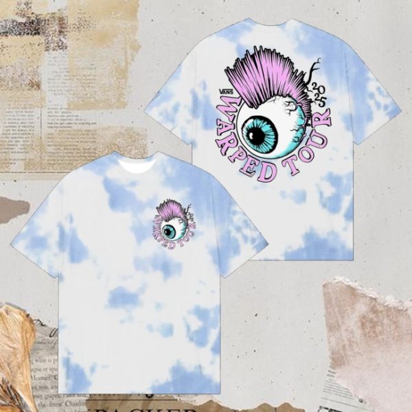 kenny Vans Warped Tour Merch Eye Ball Dye Tee1