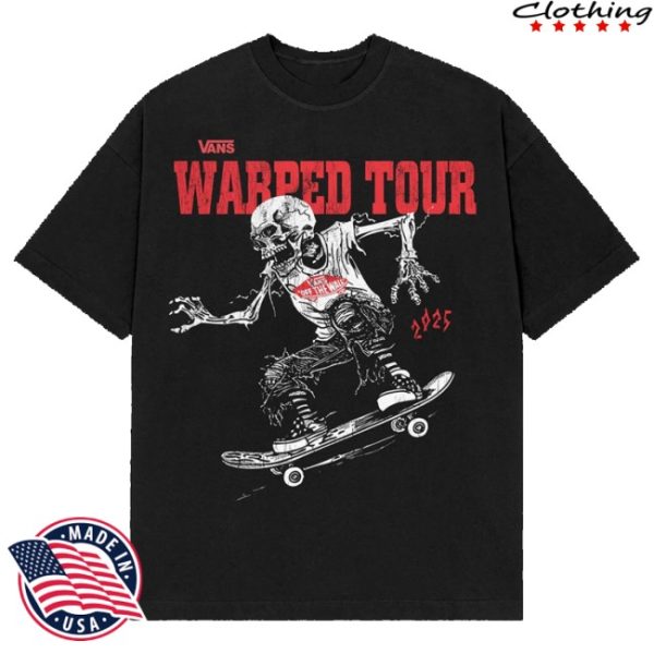kenny Vans Warped Tour Merch Skater Tee
