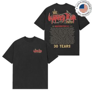 kenny Vans Warped Tour Merch Vans Warped Tour Washington DC Official Lineup Tee1