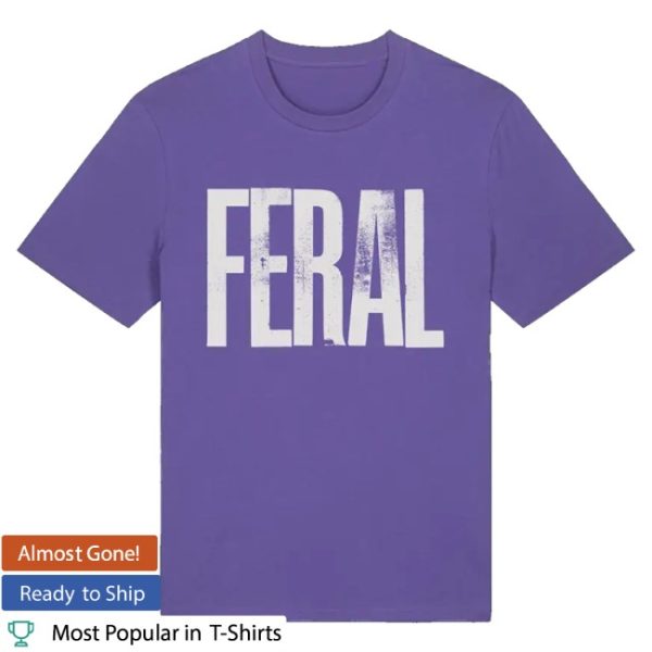 kenny WASTE Uk Merch Feral Purple Shirt