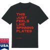 kenny WASTE Uk Merch Spinning Plates Black Shirt