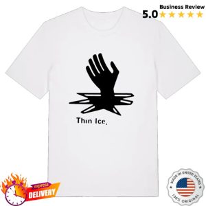 kenny WASTE Uk Merch Thin Ice White Shirt