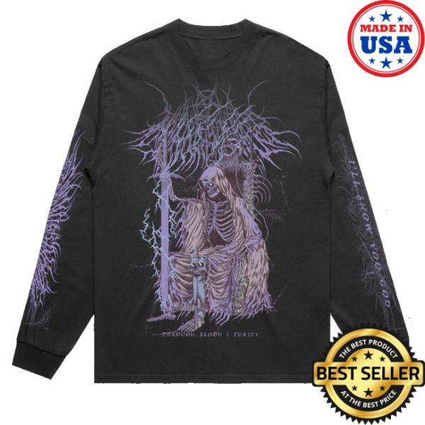 kenny Warfare Merch Skeleton King Longsleeve