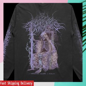 kenny Warfare Merch Skeleton King Longsleeves