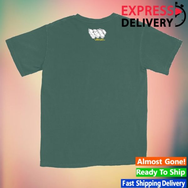 kenny Warner Music Store Merch Logic No Pressure Broken Logo Green Shirt1
