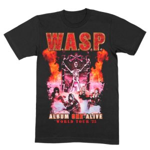 kenny Wasp Merch Album One Alive Band World Tour 2025 Official Black Shirt kenny Wasp Merch Album One Alive Band World Tour 2025 Official Black Shirt