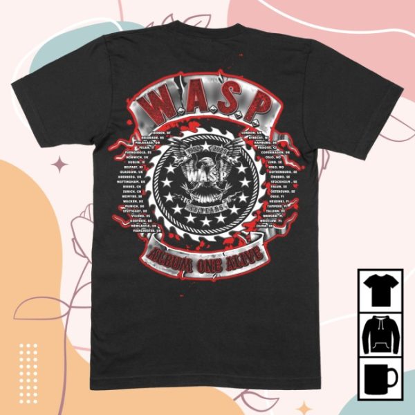 kenny Wasp Merch Wild Child World Tour 2025 Official Black Tour Shirt1