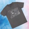 kenny Waste Hq Merch Store Map Drawing Stone Washed Grey Shirts