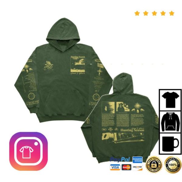 kenny Wax Bodega Merch Store Shop Home Is Where Hunting Season Hoodie