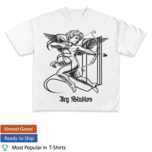kenny Wear Icy Merch Store Cupid White Graphic Shirt