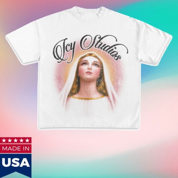 kenny Wear Icy Merch Store Virgin Mary Graphic Shirt