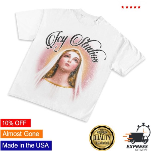 kenny Wear Icy Merch Store Virgin Mary Graphic Shirts