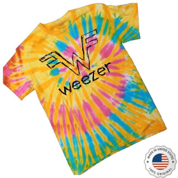 kenny Weezer Web Scribbles Logo Tie Dyed Shirts