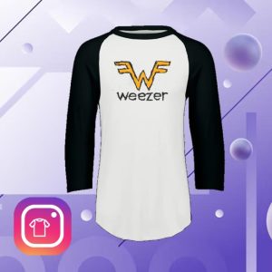 kenny Weezer Web Store Merch Shop Doodle Logo Raglan T Shirt kenny Weezer Web Store Merch Shop Doodle Logo Raglan T Shirt