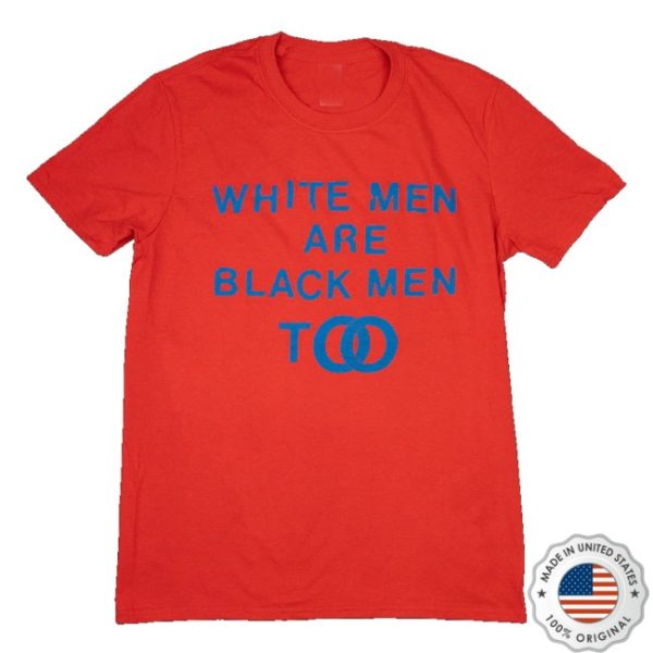 kenny White Men Are Black Men Too Red Shirt