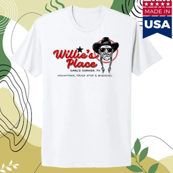 kenny Willie Nelson Merch Willies Place Shirt