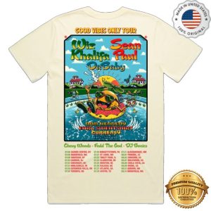 kenny Wiz Khalifa Merch Good Vibes Only Tour Poster Shirt
