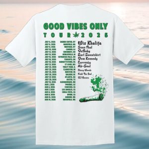 kenny Wiz Khalifa Merch Good Vibes Only Tour Stereo Tour Tee
