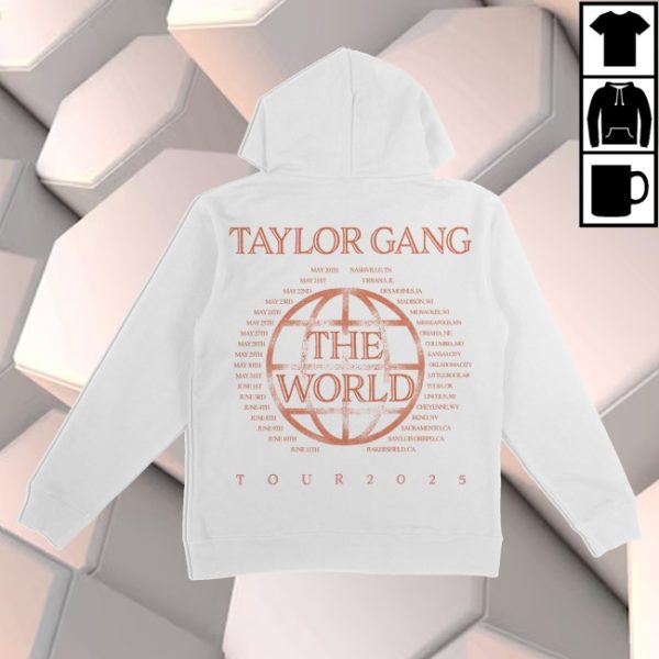 kenny Wiz Khalifa Merch Koj2 Tgtw Tour Hoodie Wht