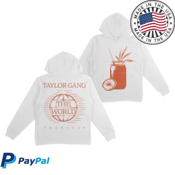 kenny Wiz Khalifa Merch Koj2 Tgtw Tour Hoodie Wht1
