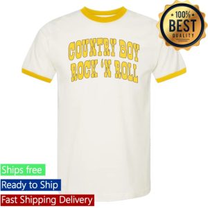 kenny Wyatt Ellis Merch Country Boy Rock N Roll Ringer Tee1 kenny Wyatt Ellis Merch Country Boy Rock N Roll Ringer Tee1