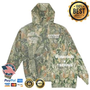 kenny Xxxdcd Merch Shop Store Corridos X Techno Forest Hoodiess