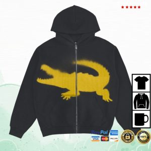 kenny Yeat Official Store Dangerous Summer Alligator Zip Hoodie