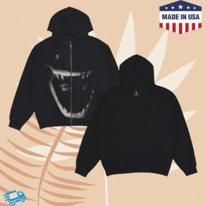kenny Yeat Official Store Dangerous Summer Jaws Zip Hoodiess kenny Yeat Official Store Dangerous Summer Jaws Zip Hoodiess