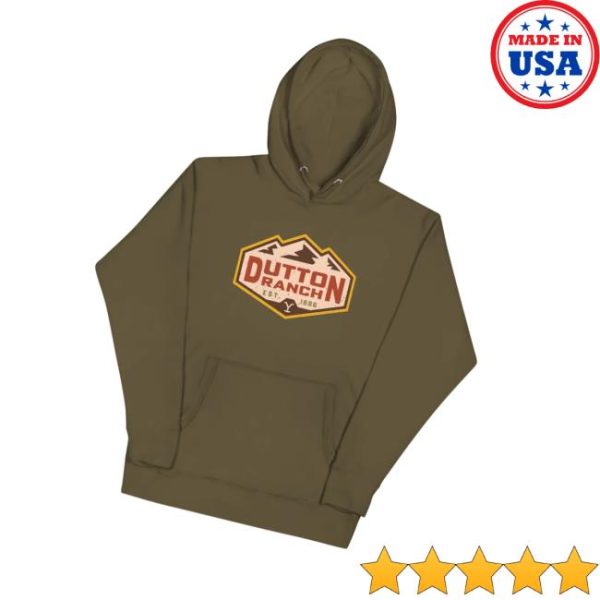 kenny Yellowstone Shop Merch Store Yellowstone Ranch Patch Unisex Premium Hoodiev