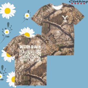 kenny Yellowstone Tv Shop Merch Yellowstone X Realtree Camo Shirt1