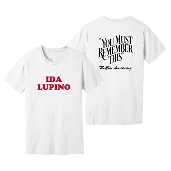 kenny You Must Remember This Merch 10 Year Anniversary Felt Lettered Shirt Ida Lupino1