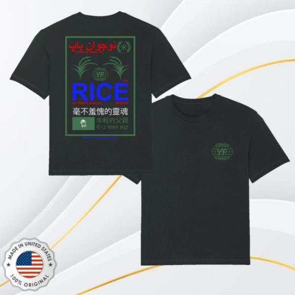 kenny Young Fathers Merch Store Rice Black Shirtds