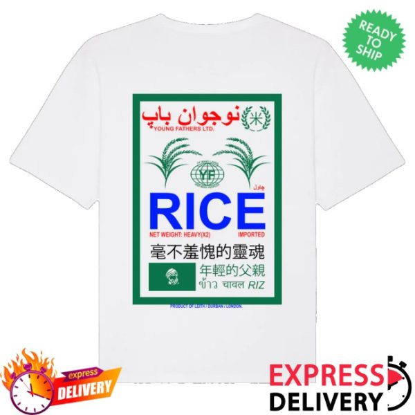 kenny Young Fathers Merch Store Rice White Shirts