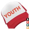 kenny Youth Red White Trucker Hat Joey Valence Brae Merchs