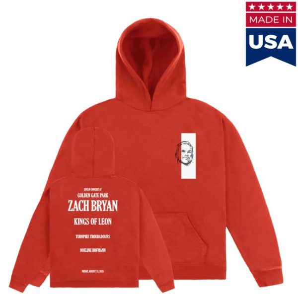 kenny Zach Bryan Merch Shop Store Golden Gate Park Hoodie