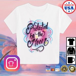 kenny Zara Larsson Merch Store Protected By The Moon Baby Rib Shirt